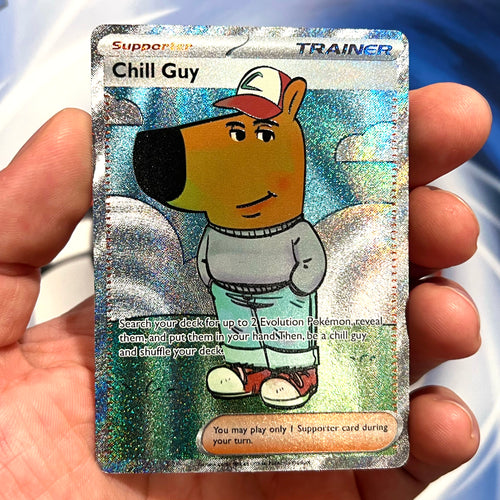 Chill Guy Trainer - Holographic & Textured Card
