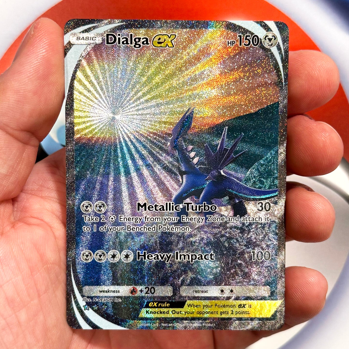 Dialga ex - Pokémon Pocket - Space-Time Smackdown