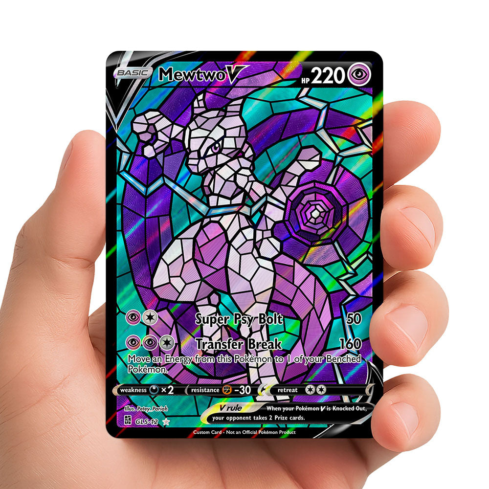 Mewtwo V - Stained Glass