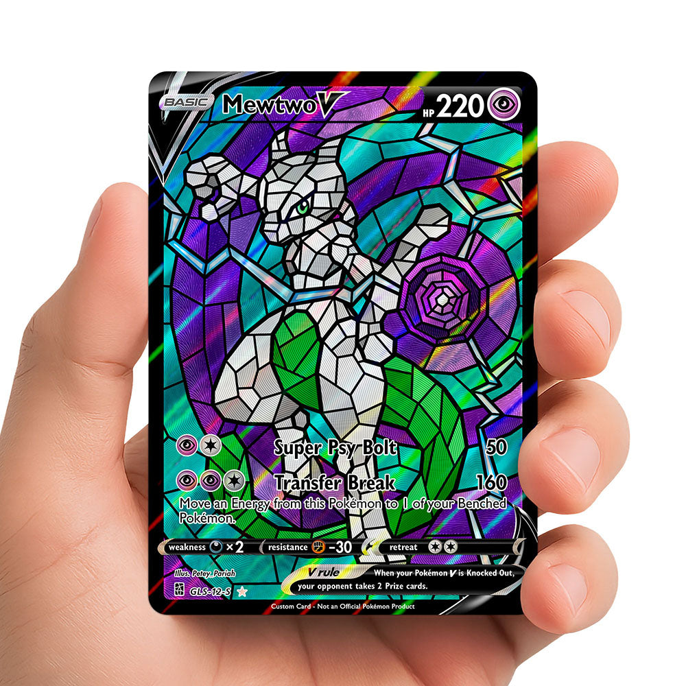 Mewtwo V - Stained Glass
