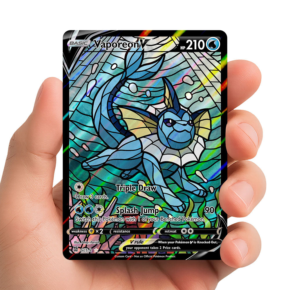Vaporeon V - Stained Glass