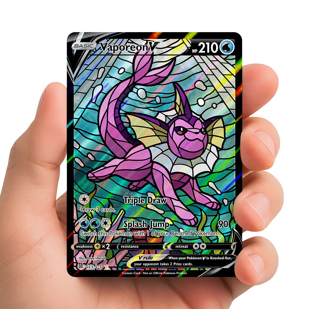 Vaporeon V - Stained Glass