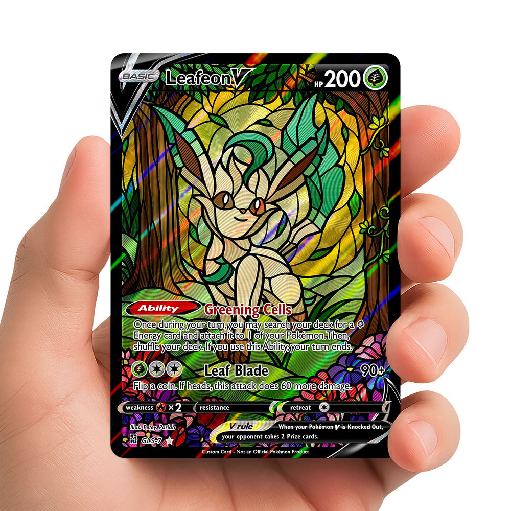 Leafeon V - Stained Glass