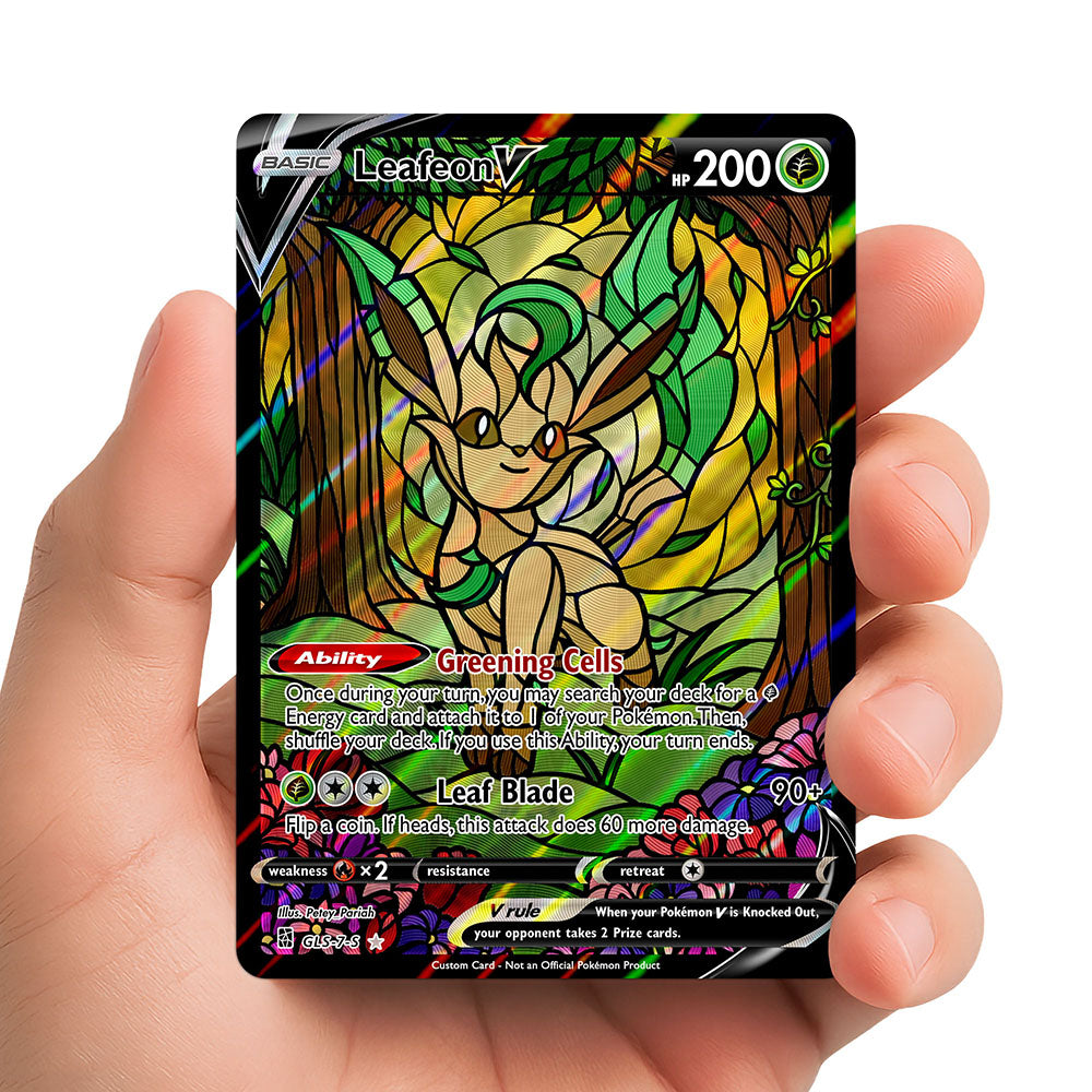 Leafeon V - Stained Glass