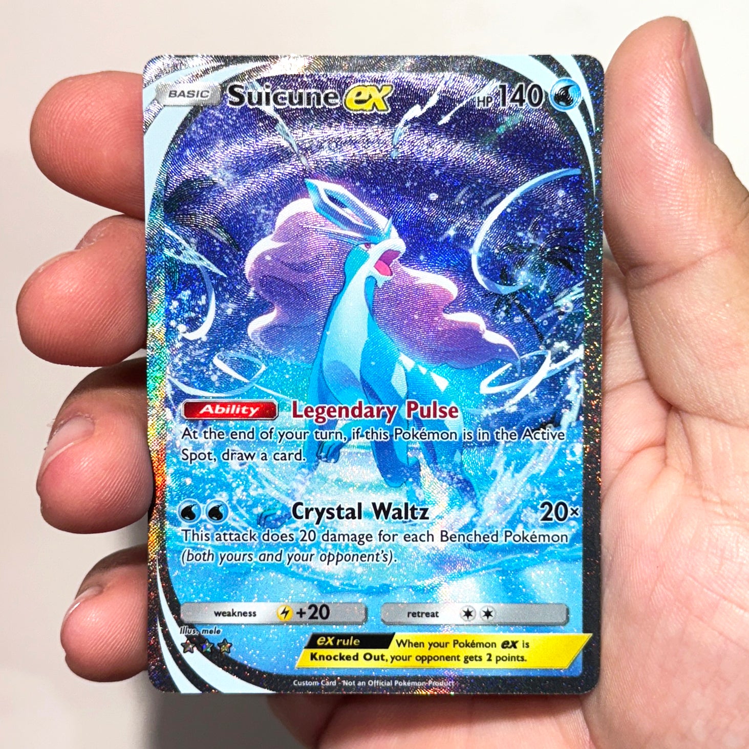 Suicune ex - Pokémon Pocket - Secluded Springs