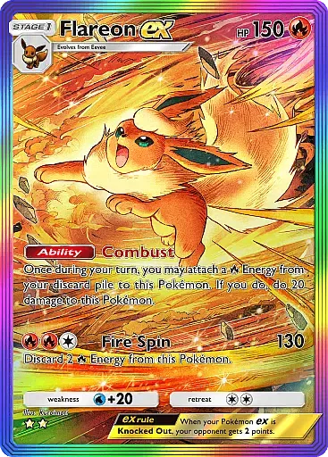 Flareon ex - Pokémon Pocket - Eevee Grove